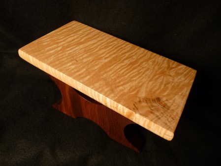 Curly maple and walnut